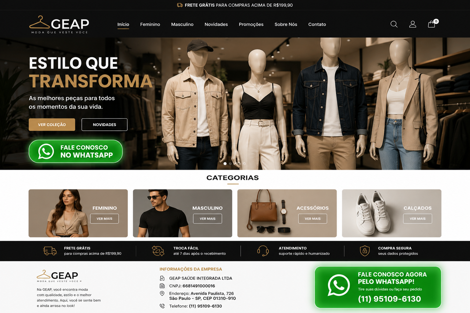Loja de roupas